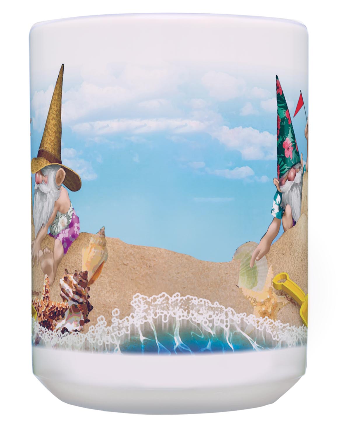 front of mug