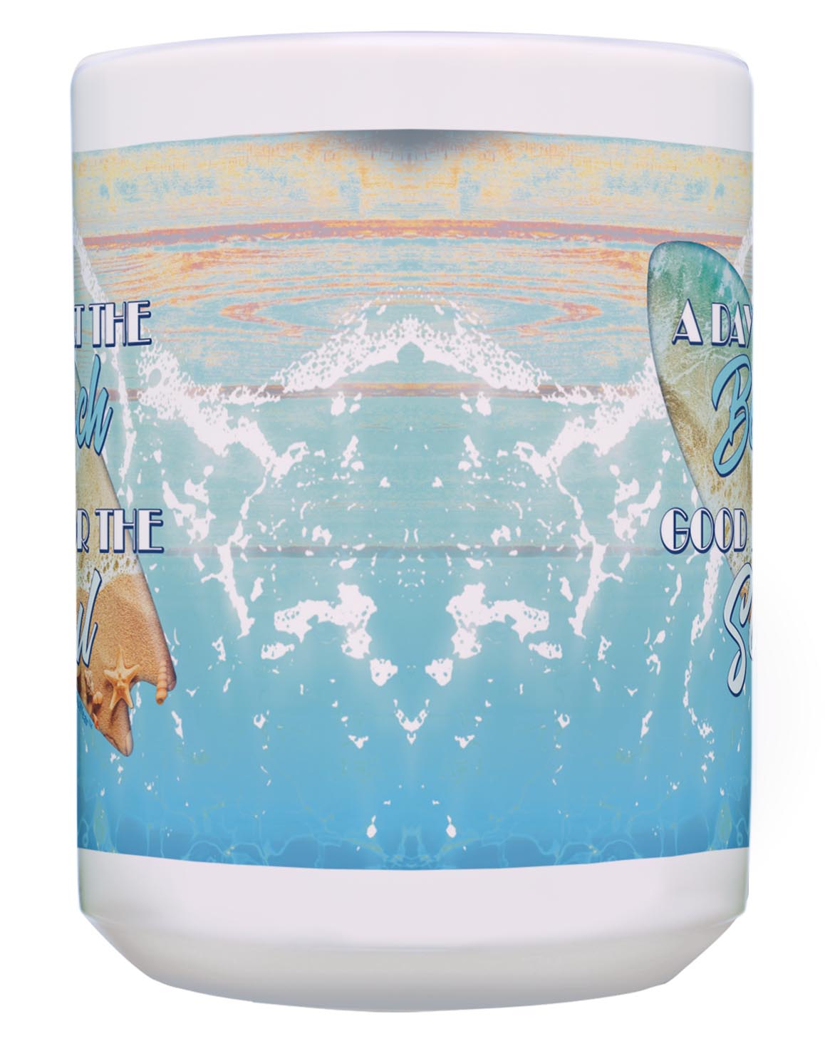 front of mug