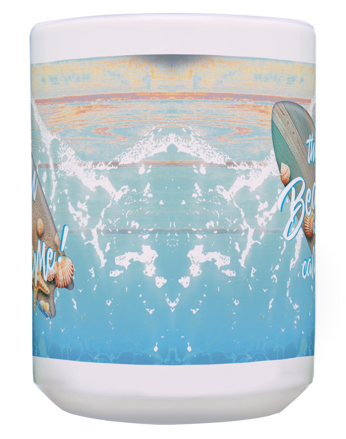 front of mug