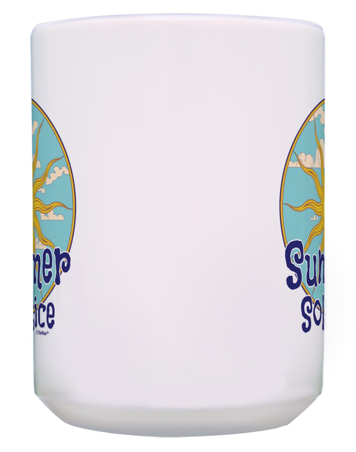 front of mug