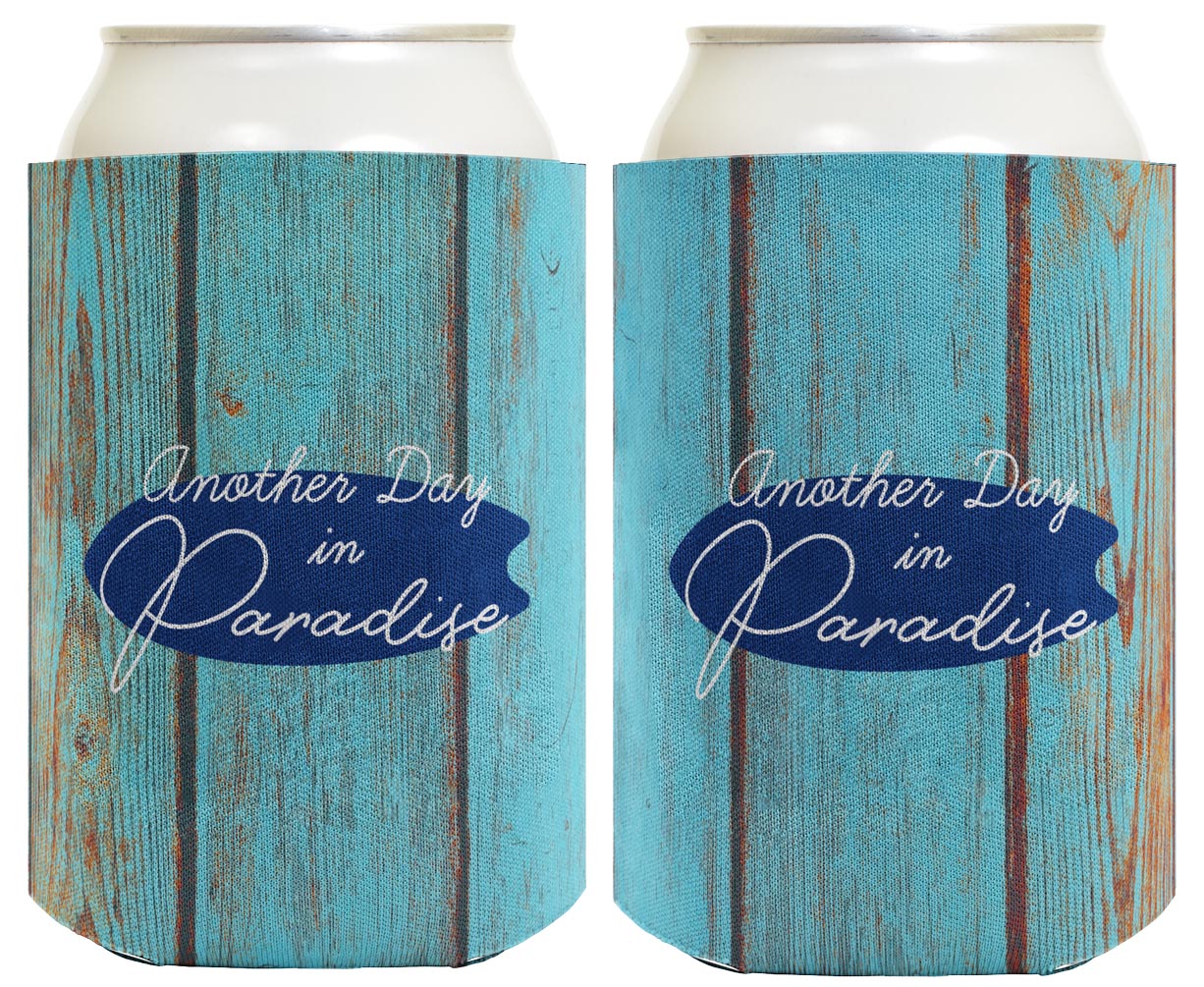 Another Day In Paradise Standard or Slim Can Thermocooler Drink Sleeve