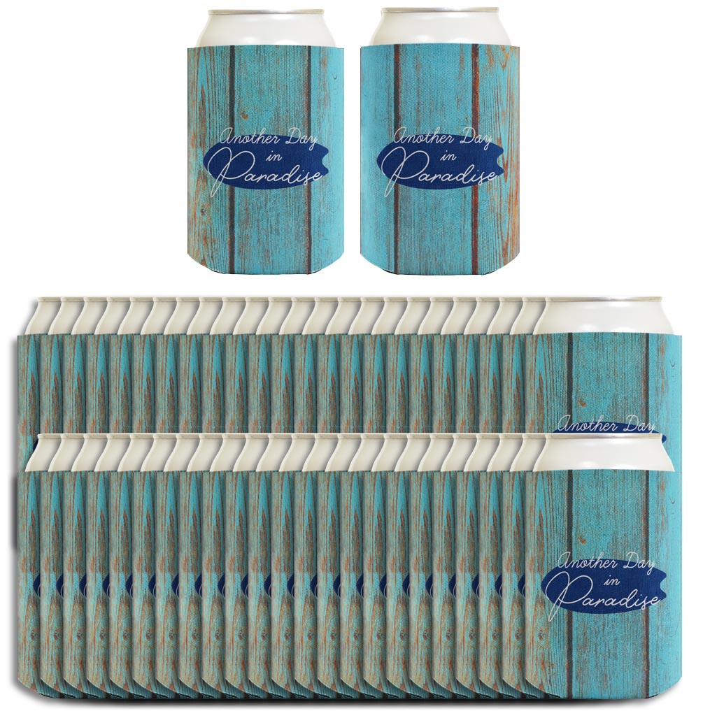 Another Day In Paradise Standard or Slim Can Thermocooler Drink Sleeve