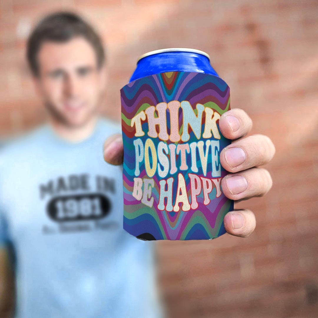 man holding drink sleeve