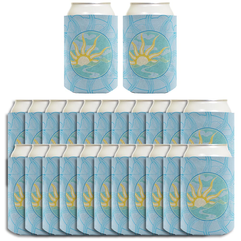 Summer Solstice Sunrise Standard or Slim Can Thermocooler Drink Sleeve