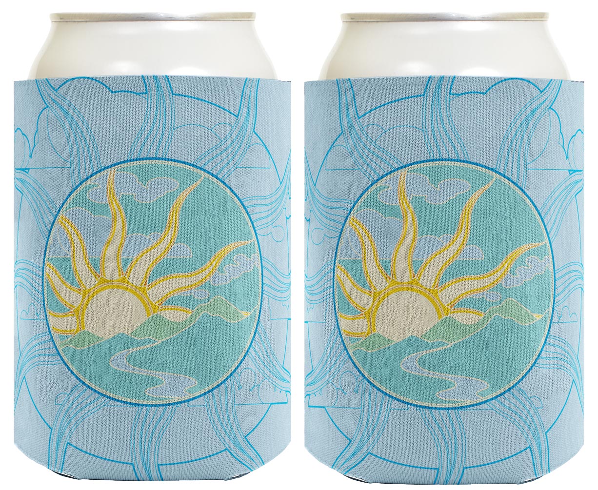 Summer Solstice Sunrise Standard or Slim Can Thermocooler Drink Sleeve