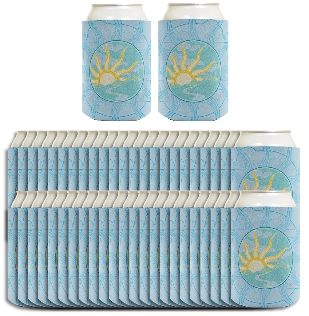 Summer Solstice Sunrise Standard or Slim Can Thermocooler Drink Sleeve