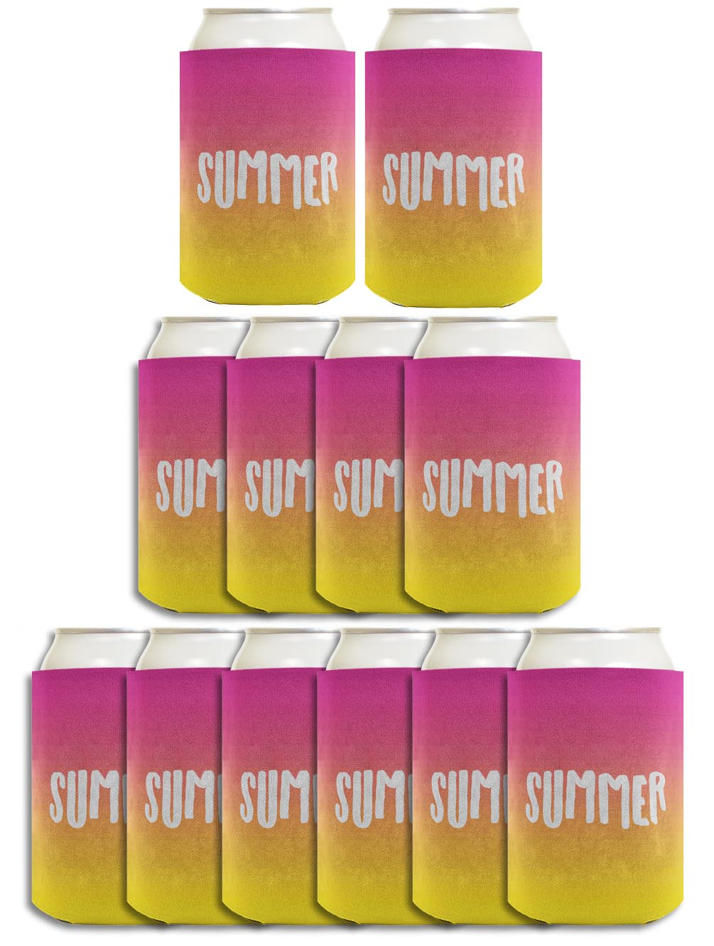 Summer Vibes Summer Standard or Slim Can Thermocooler Drink Sleeve