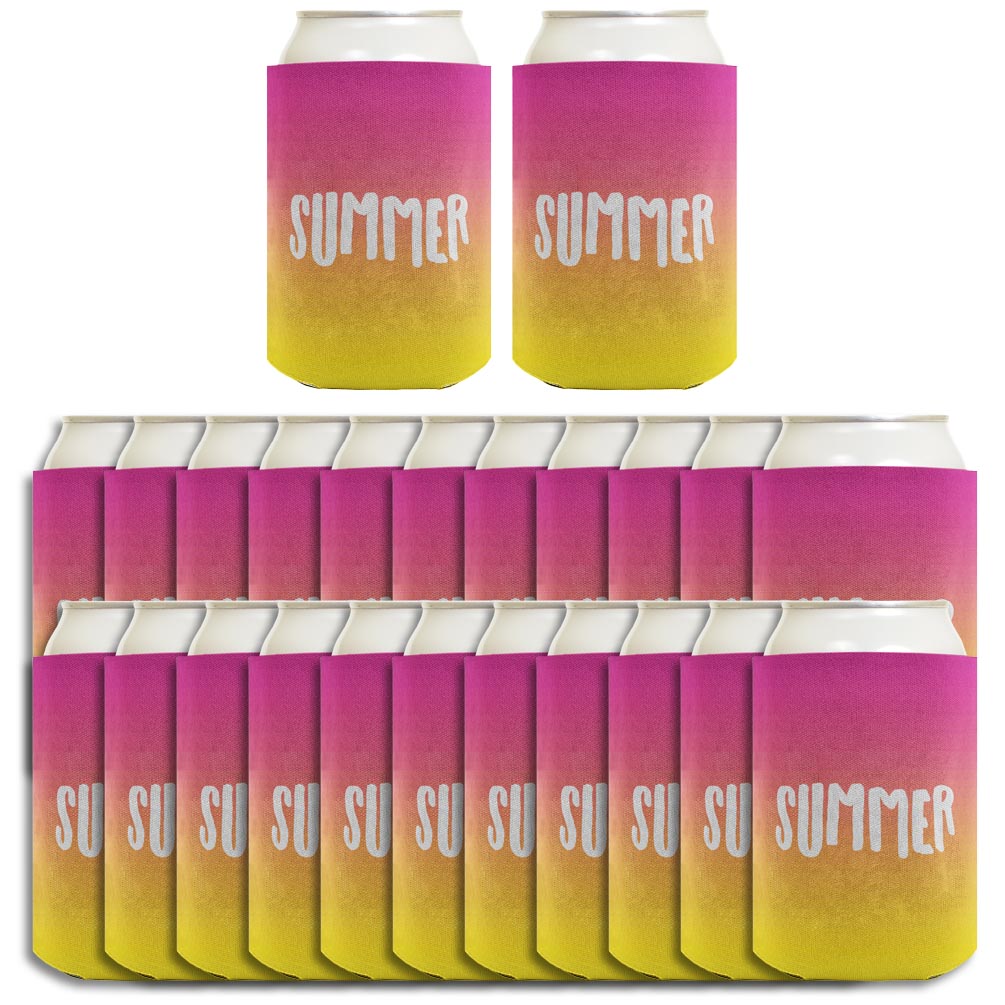 Summer Vibes Summer Standard or Slim Can Thermocooler Drink Sleeve