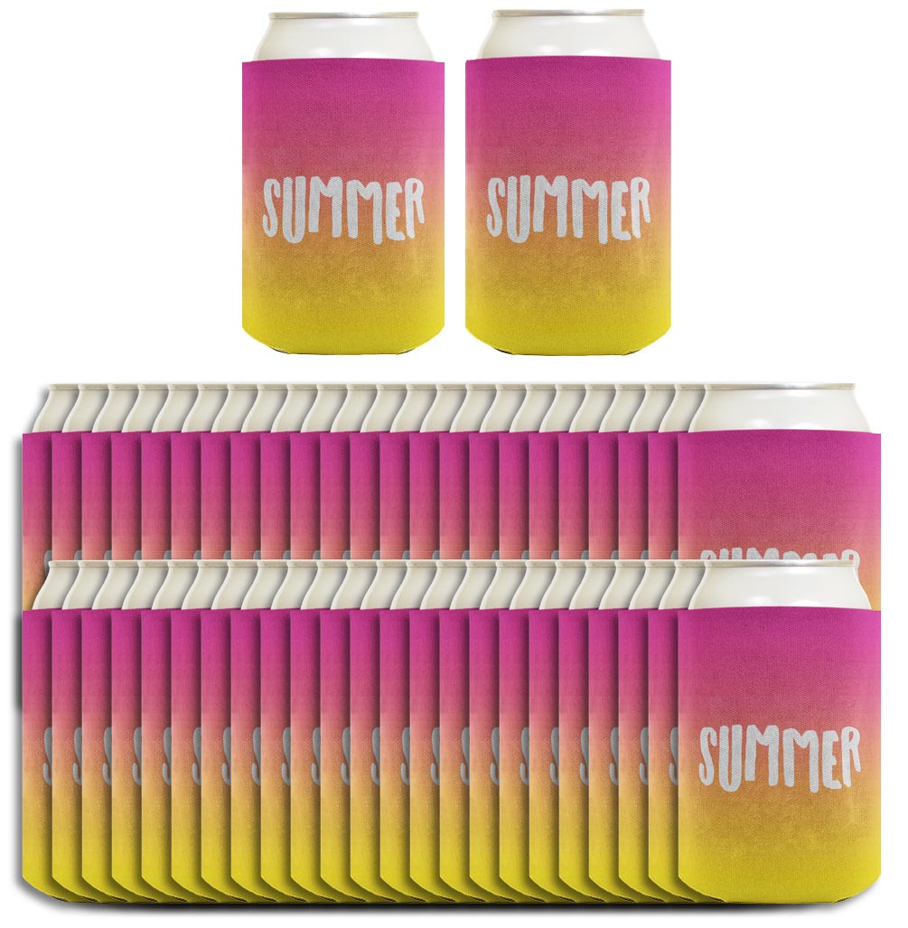 Summer Vibes Summer Standard or Slim Can Thermocooler Drink Sleeve
