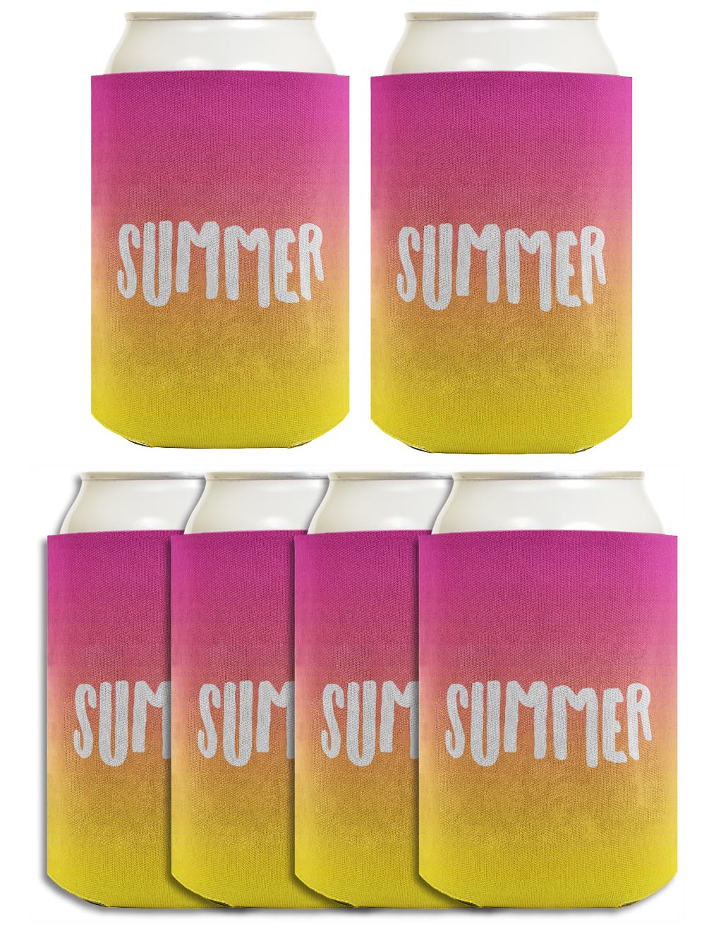 Summer Vibes Summer Standard or Slim Can Thermocooler Drink Sleeve