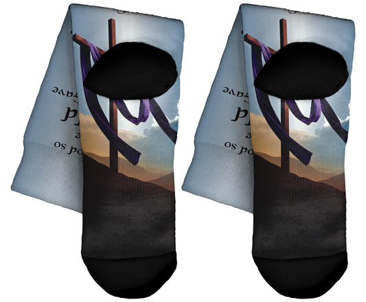 John 3:16 1 Pair Novelty Crew Socks