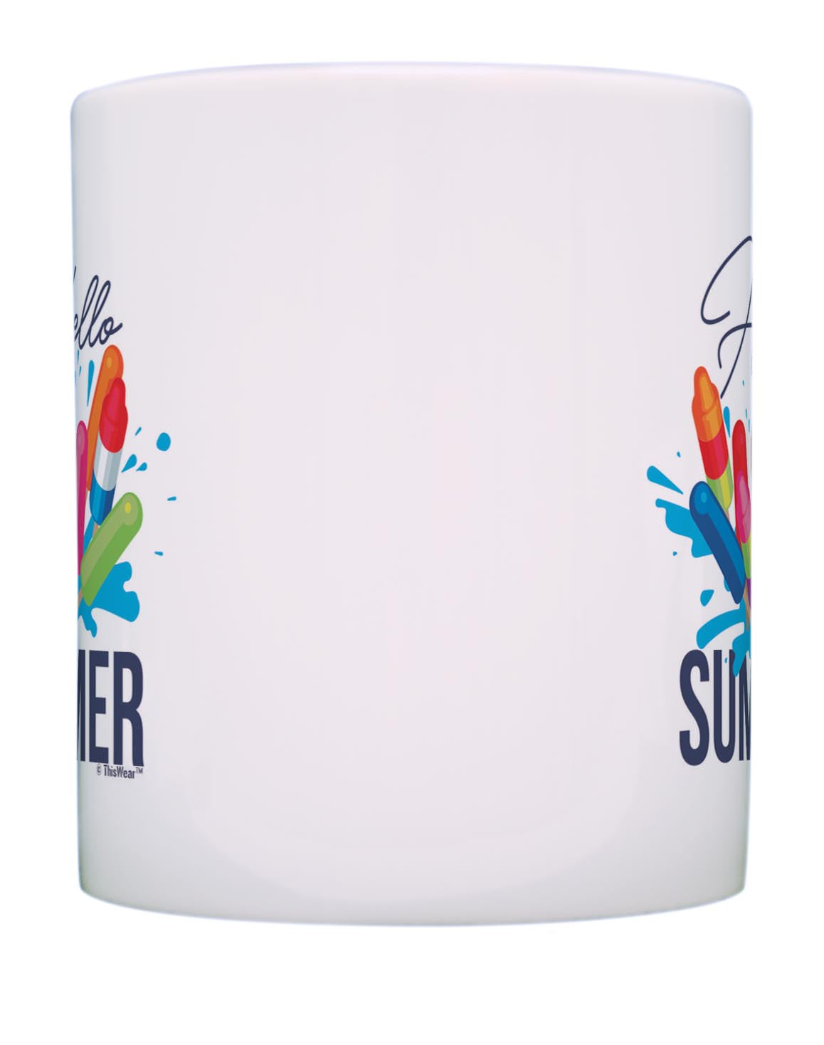 front of mug