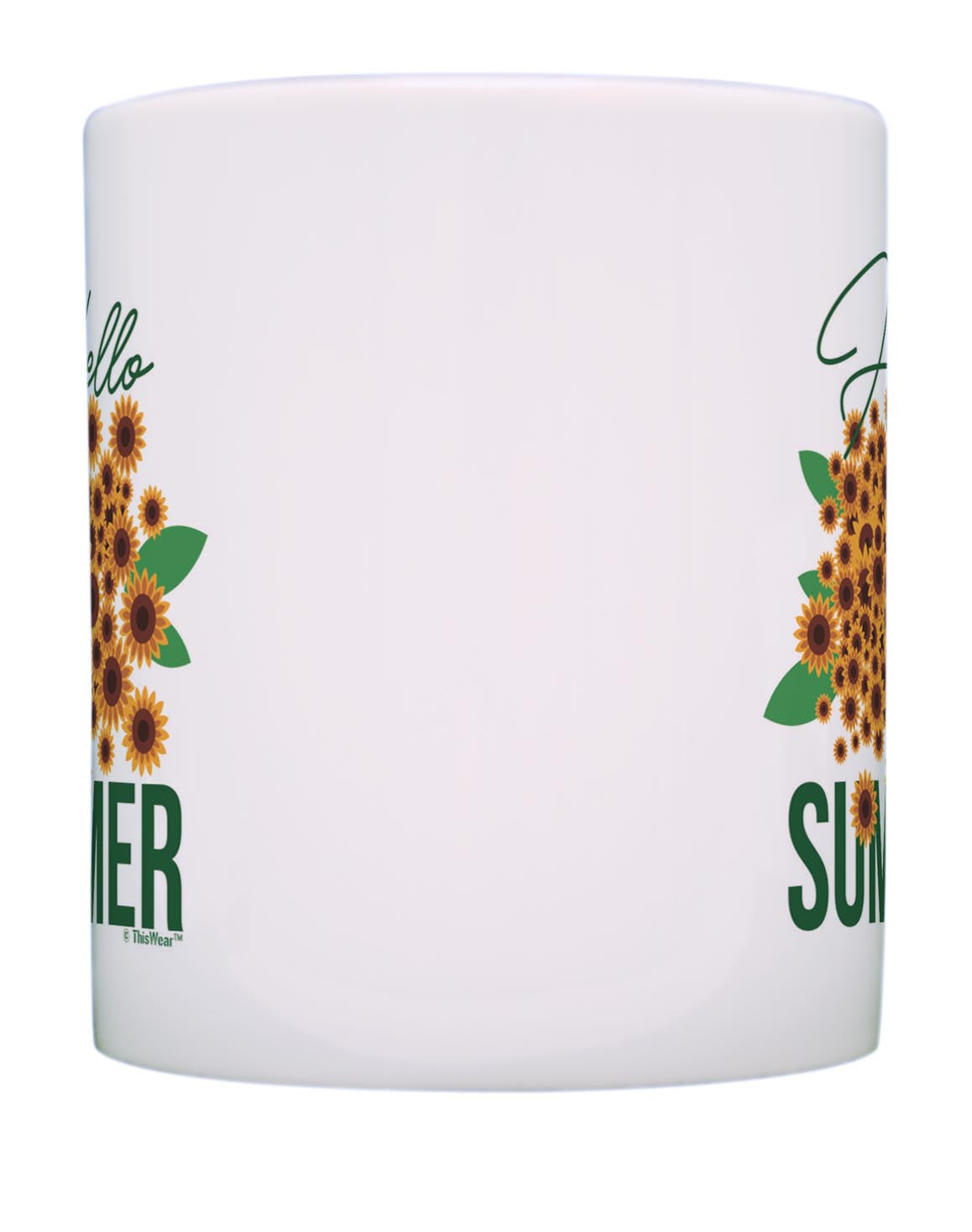 front of mug