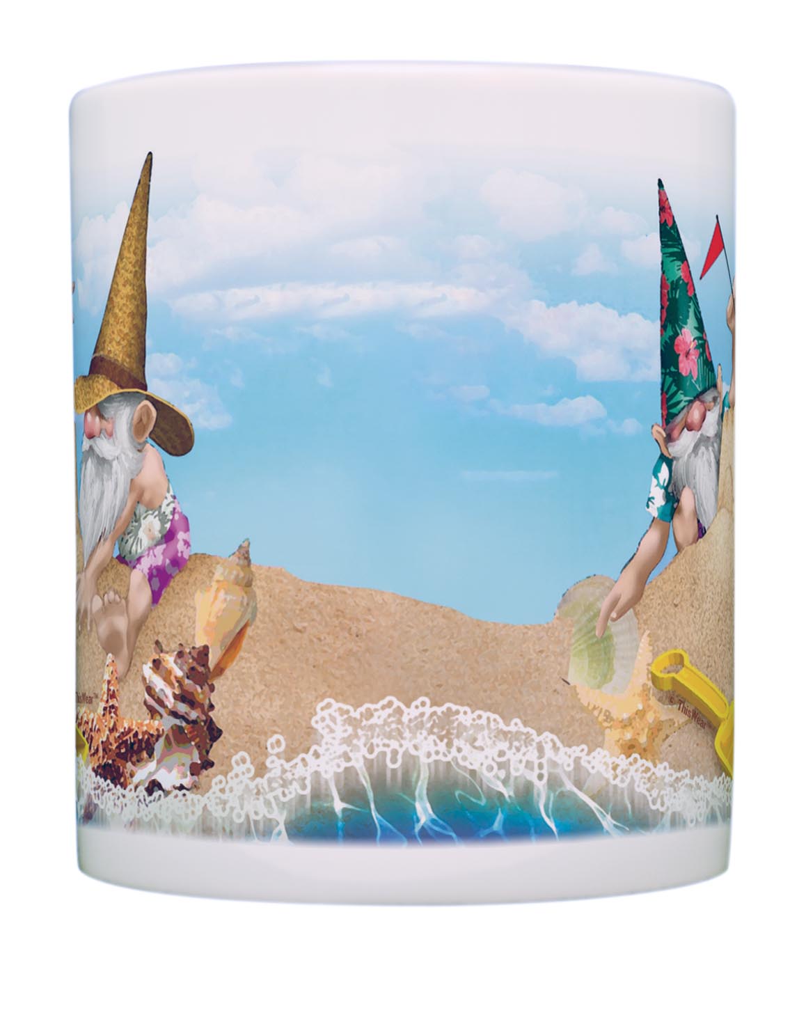 front of mug