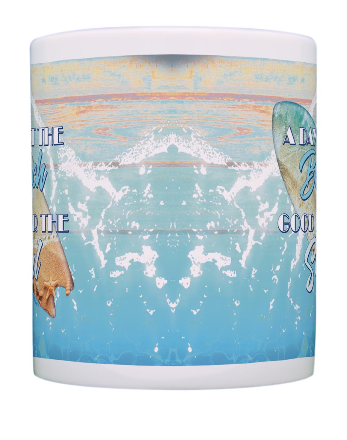 front of mug