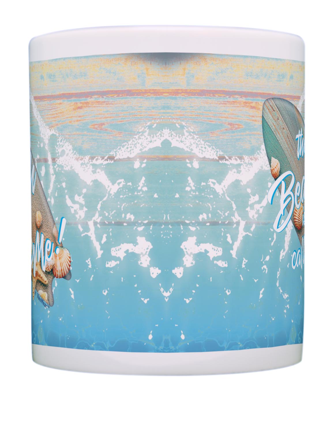 front of mug