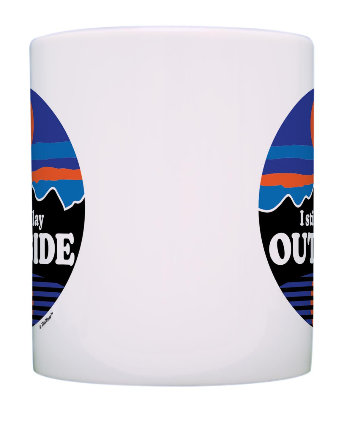 front of mug