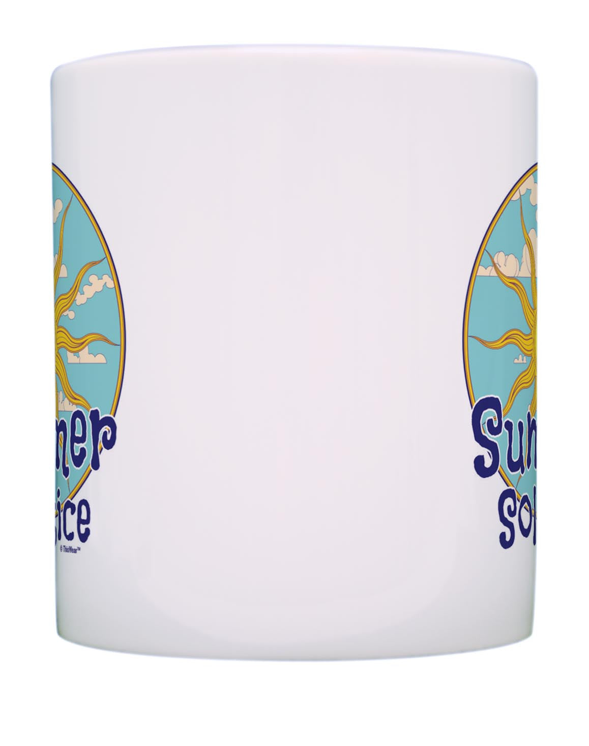 front of mug