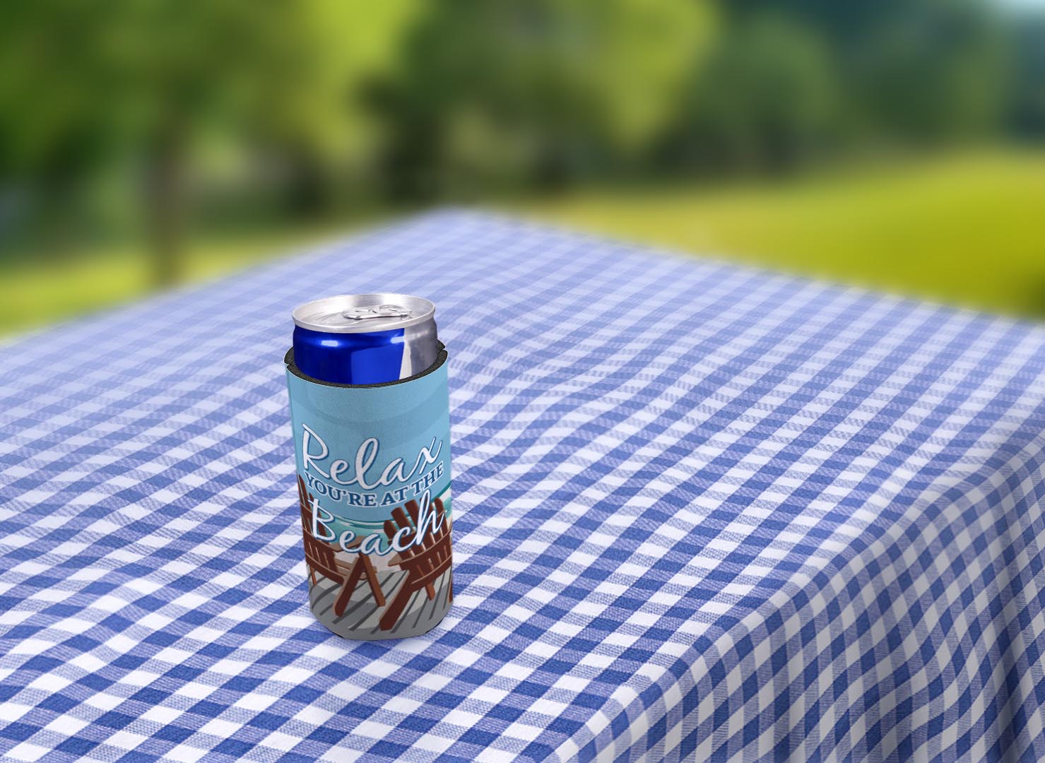drink sleeve on a table