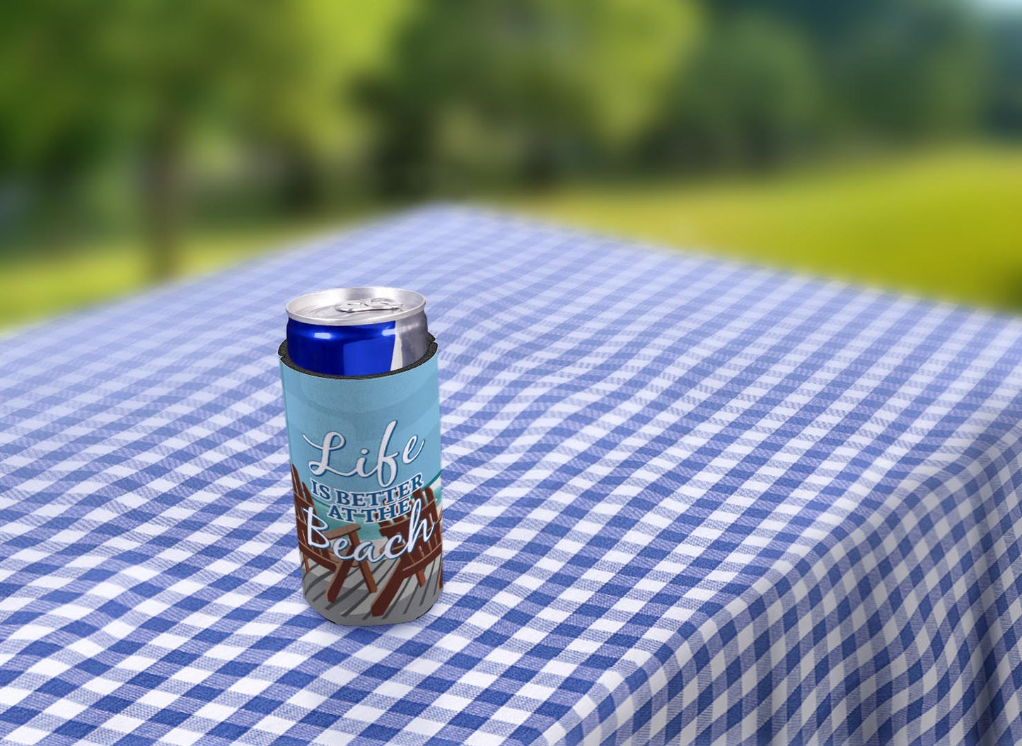 drink sleeve on a table