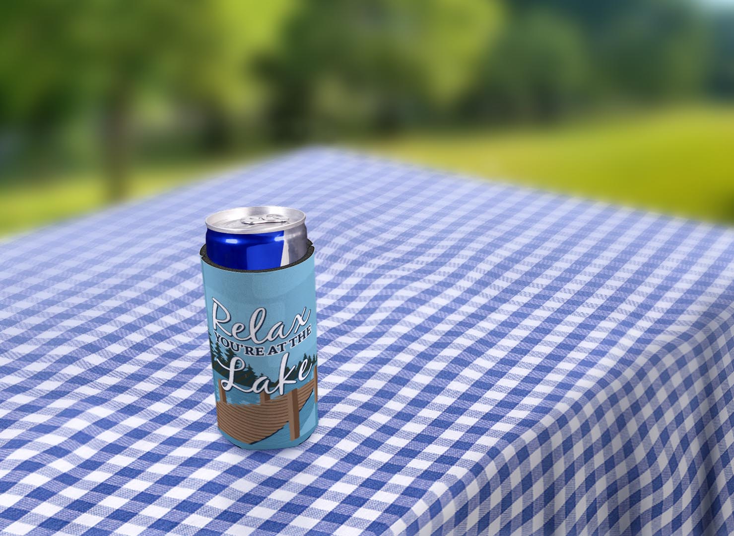drink sleeve on a table