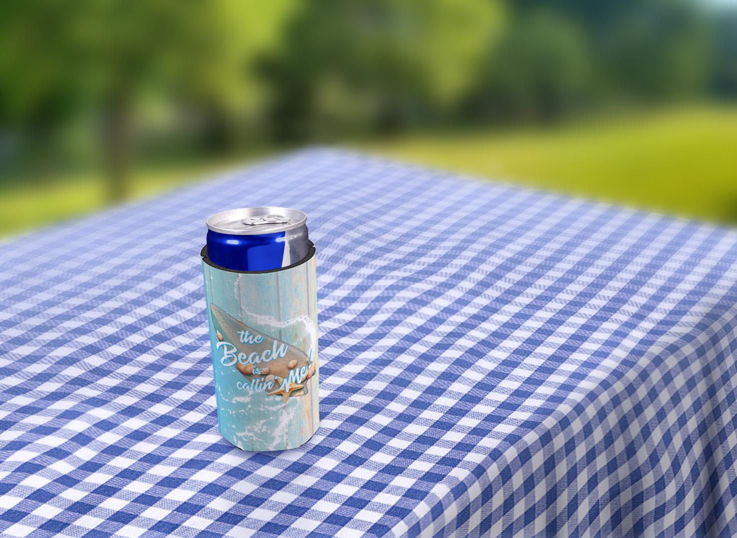 drink sleeve on a table
