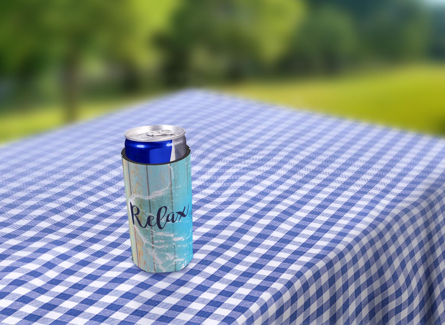 drink sleeve on a table