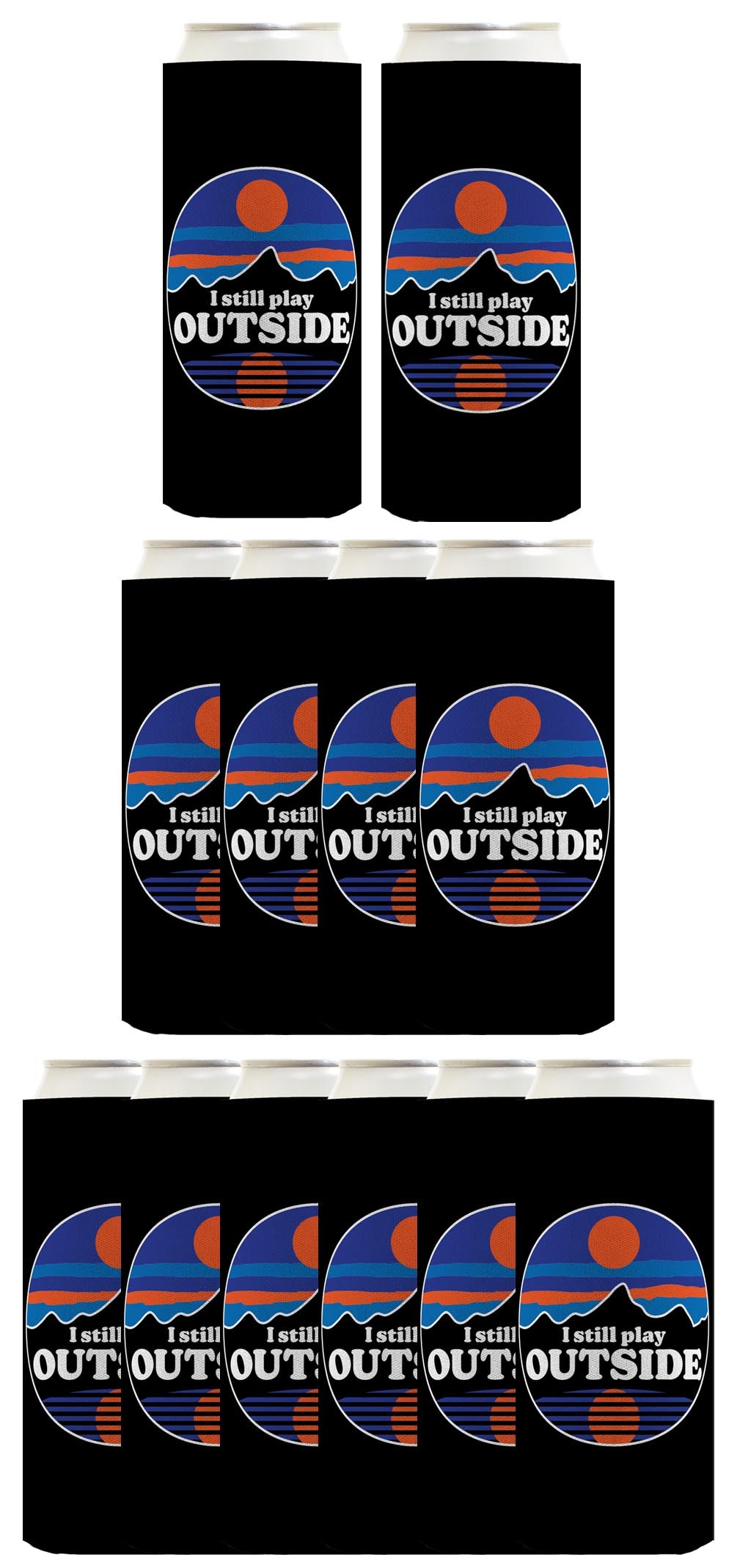 I Still Play Outside Standard or Slim Can Thermocooler Drink Sleeve
