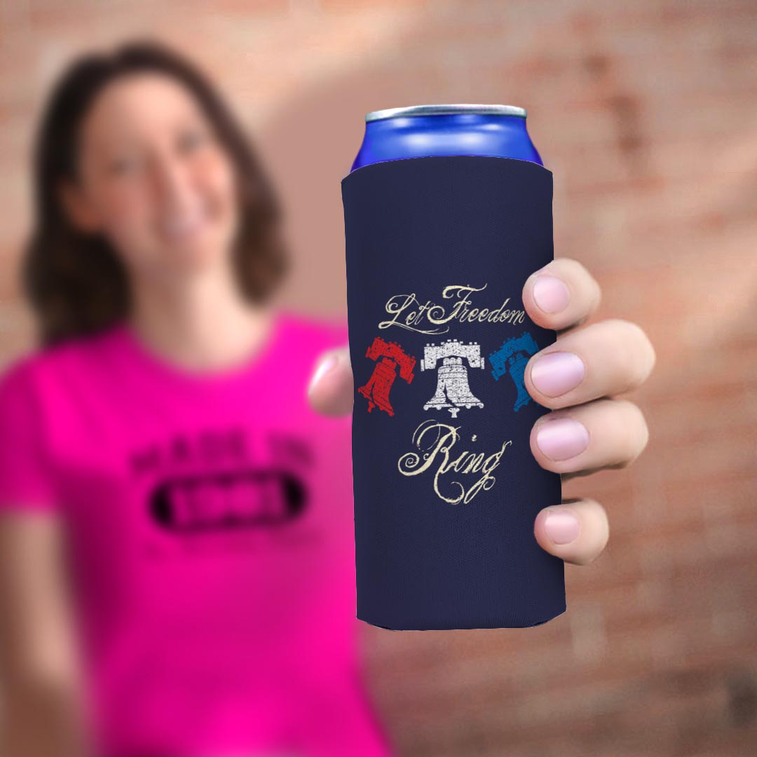 woman holding drink sleeve