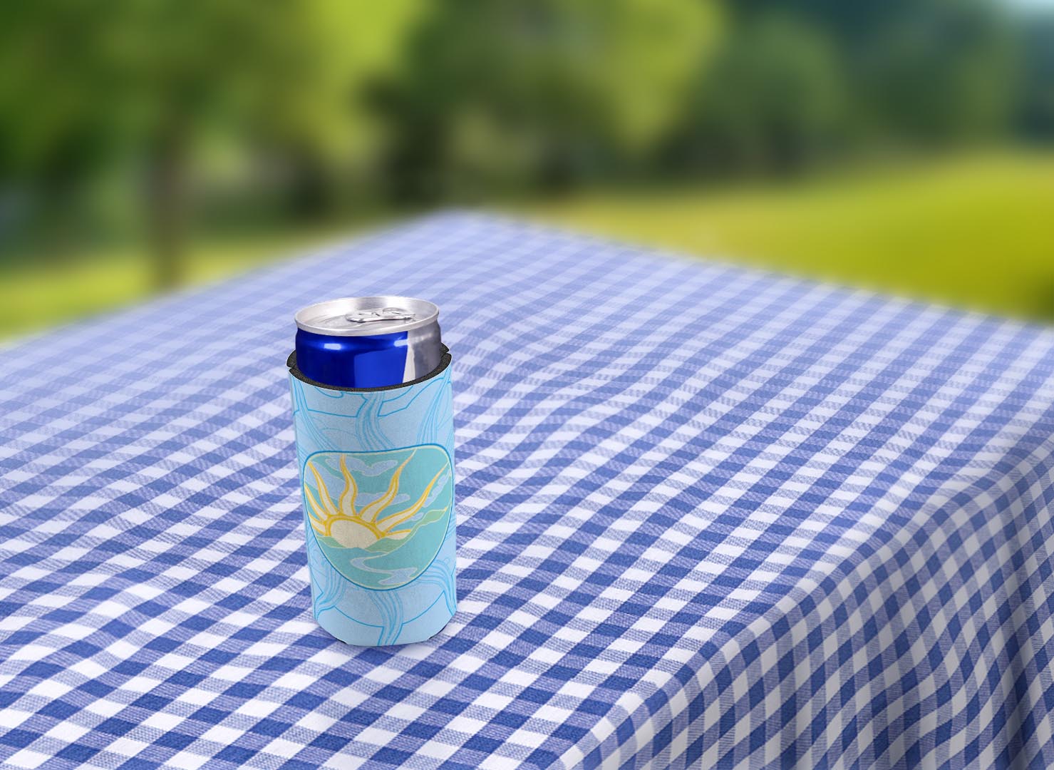 drink sleeve on a table