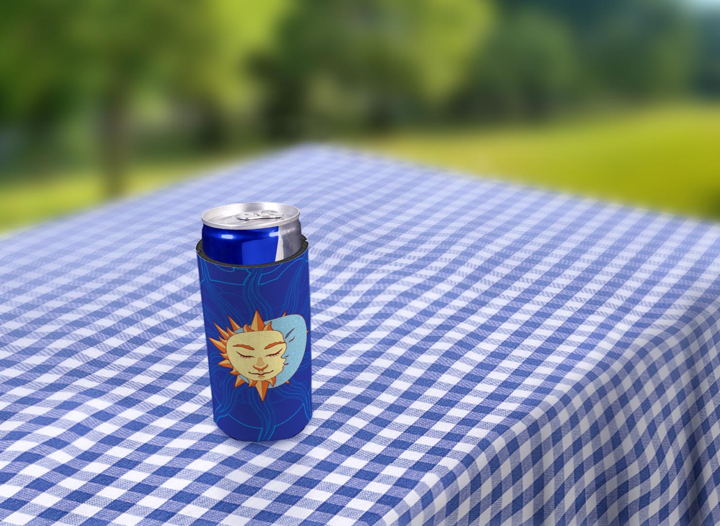 drink sleeve on a table