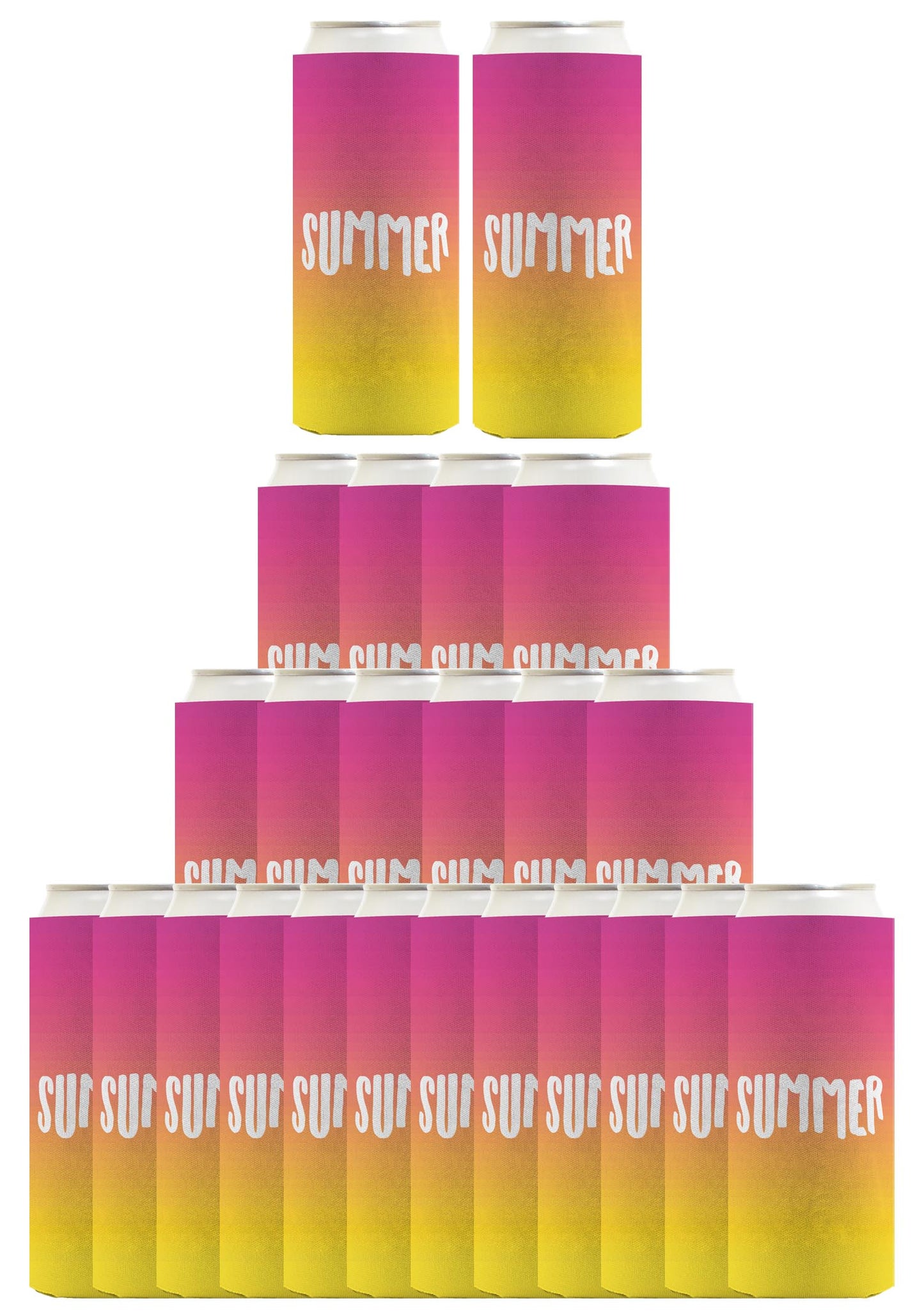 Summer Vibes Summer Standard or Slim Can Thermocooler Drink Sleeve