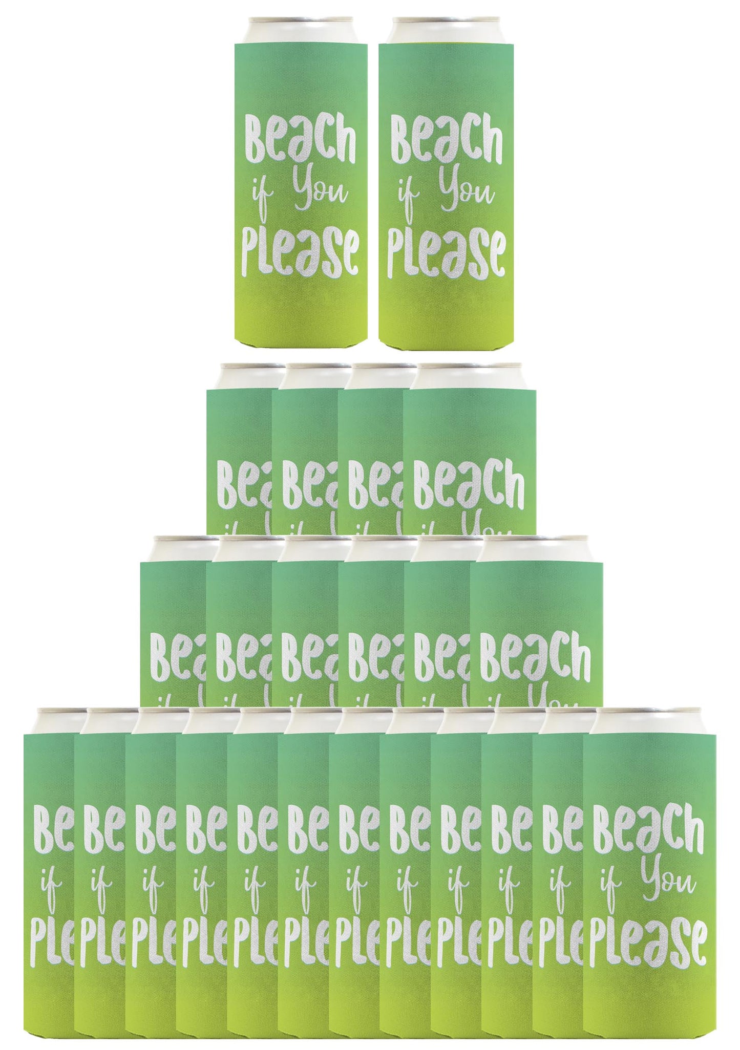 Summer Vibes Beach If You Please Standard or Slim Can Thermocooler Drink Sleeve
