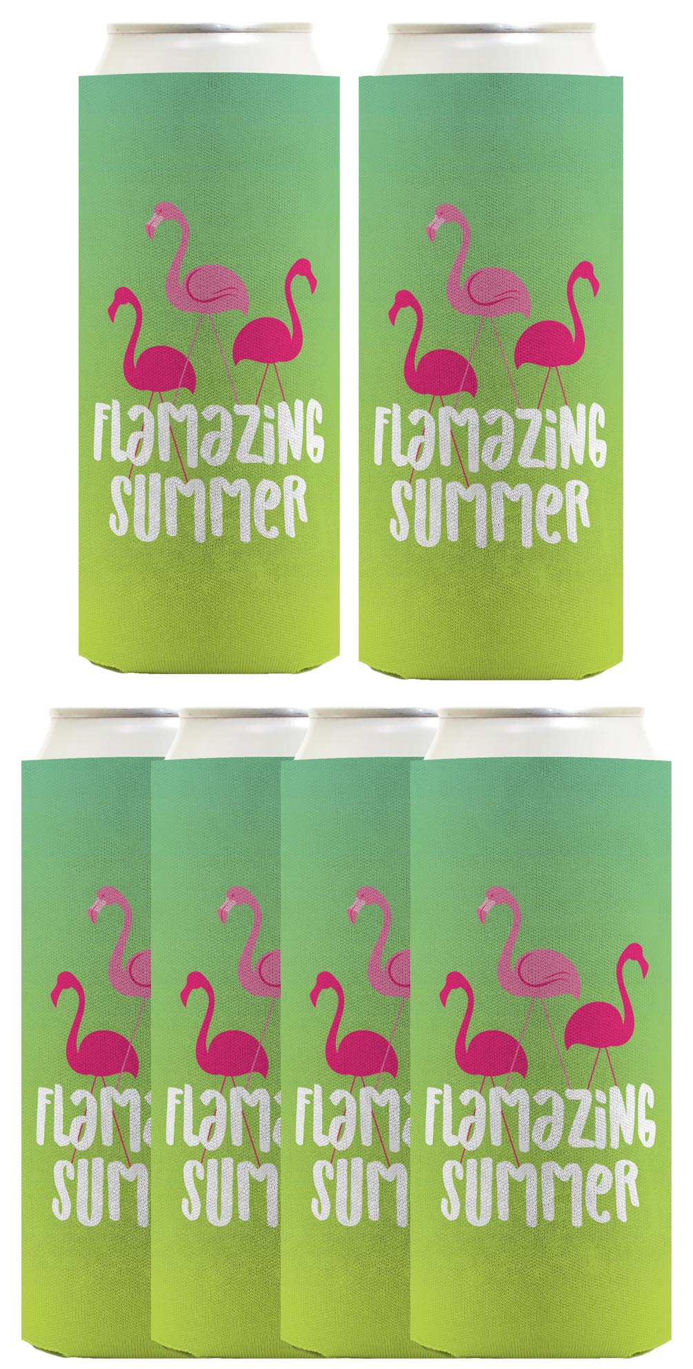 Summer Vibes Flamazing Summer Standard or Slim Can Thermocooler Drink Sleeve