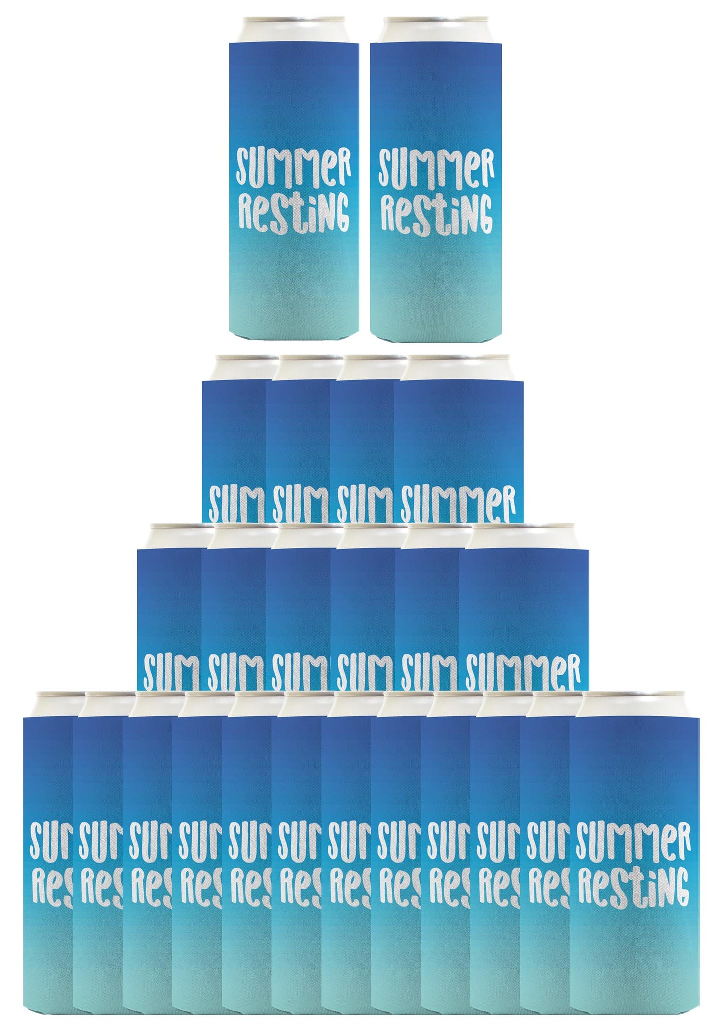 Summer Vibes Summer Resting Standard or Slim Can Thermocooler Drink Sleeve