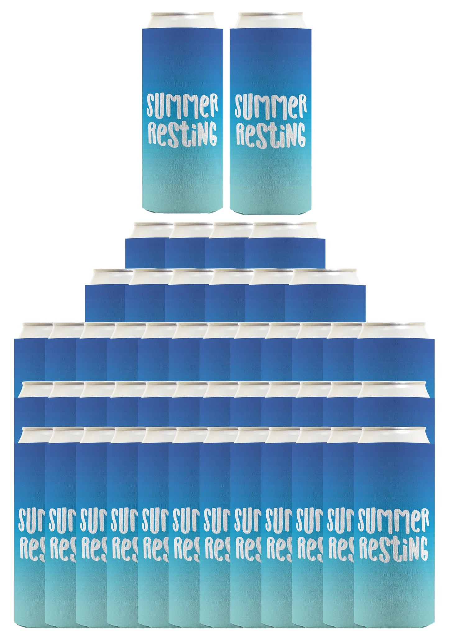 Summer Vibes Summer Resting Standard or Slim Can Thermocooler Drink Sleeve