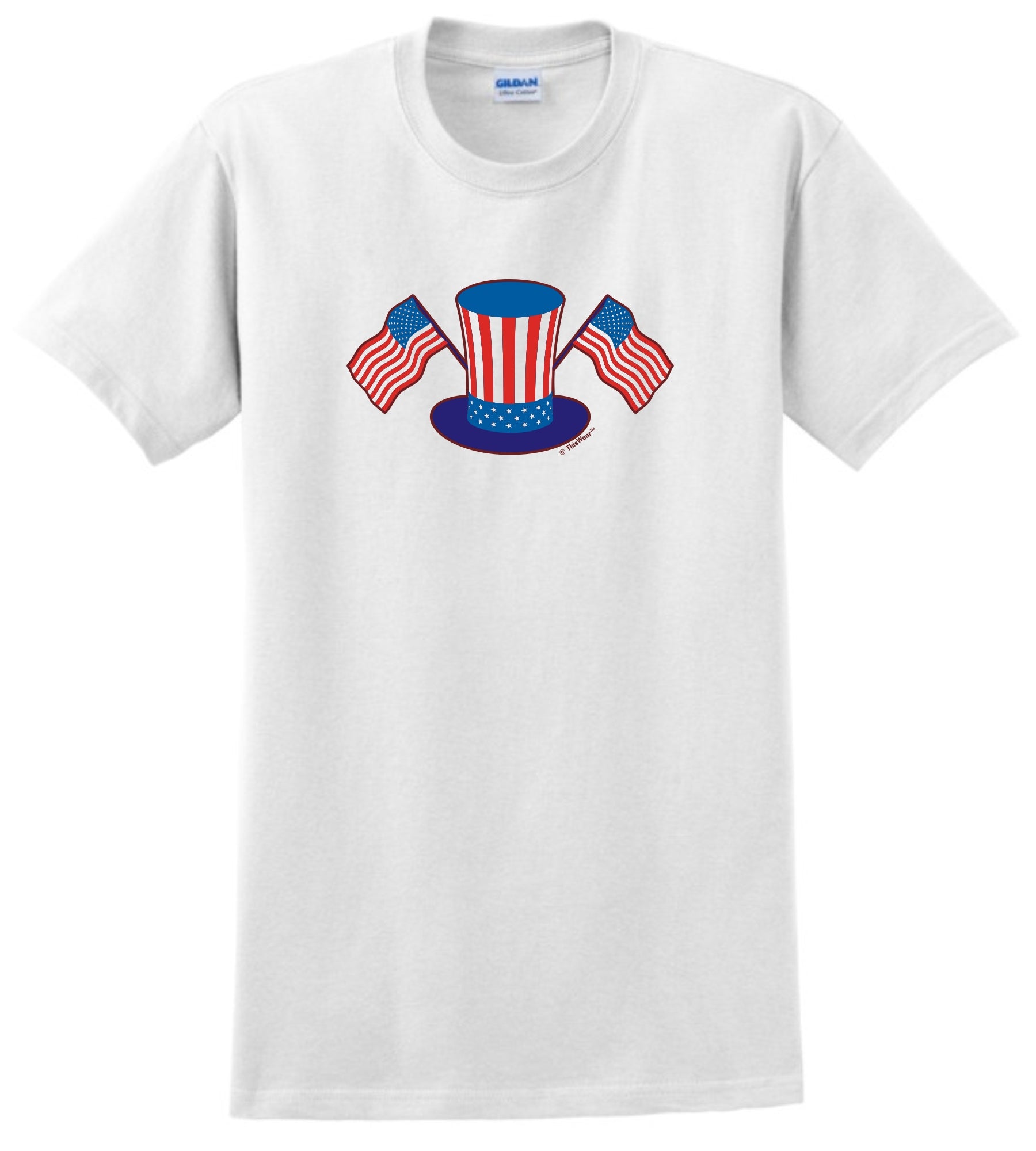 front of shirt White