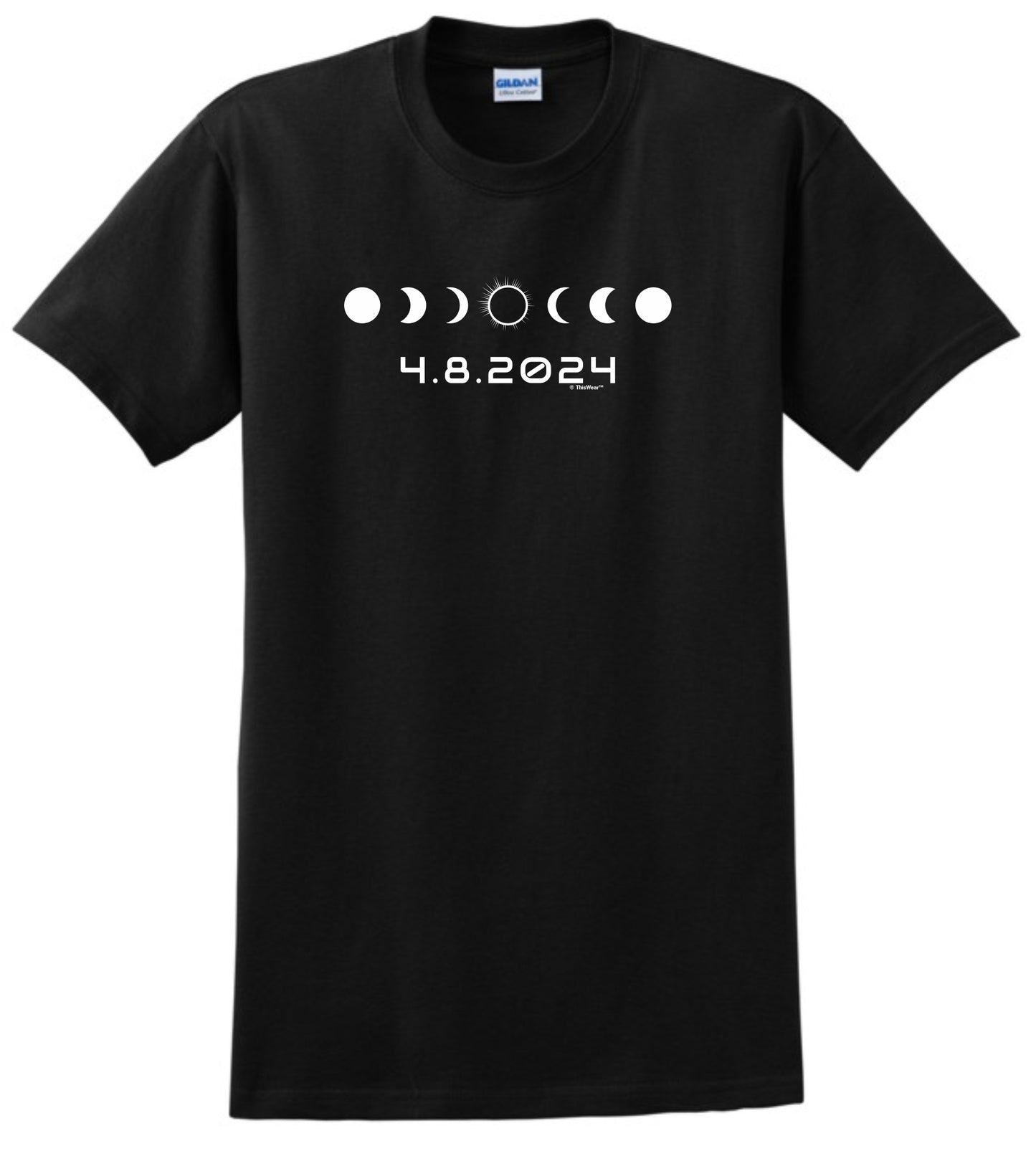 front of shirt black
