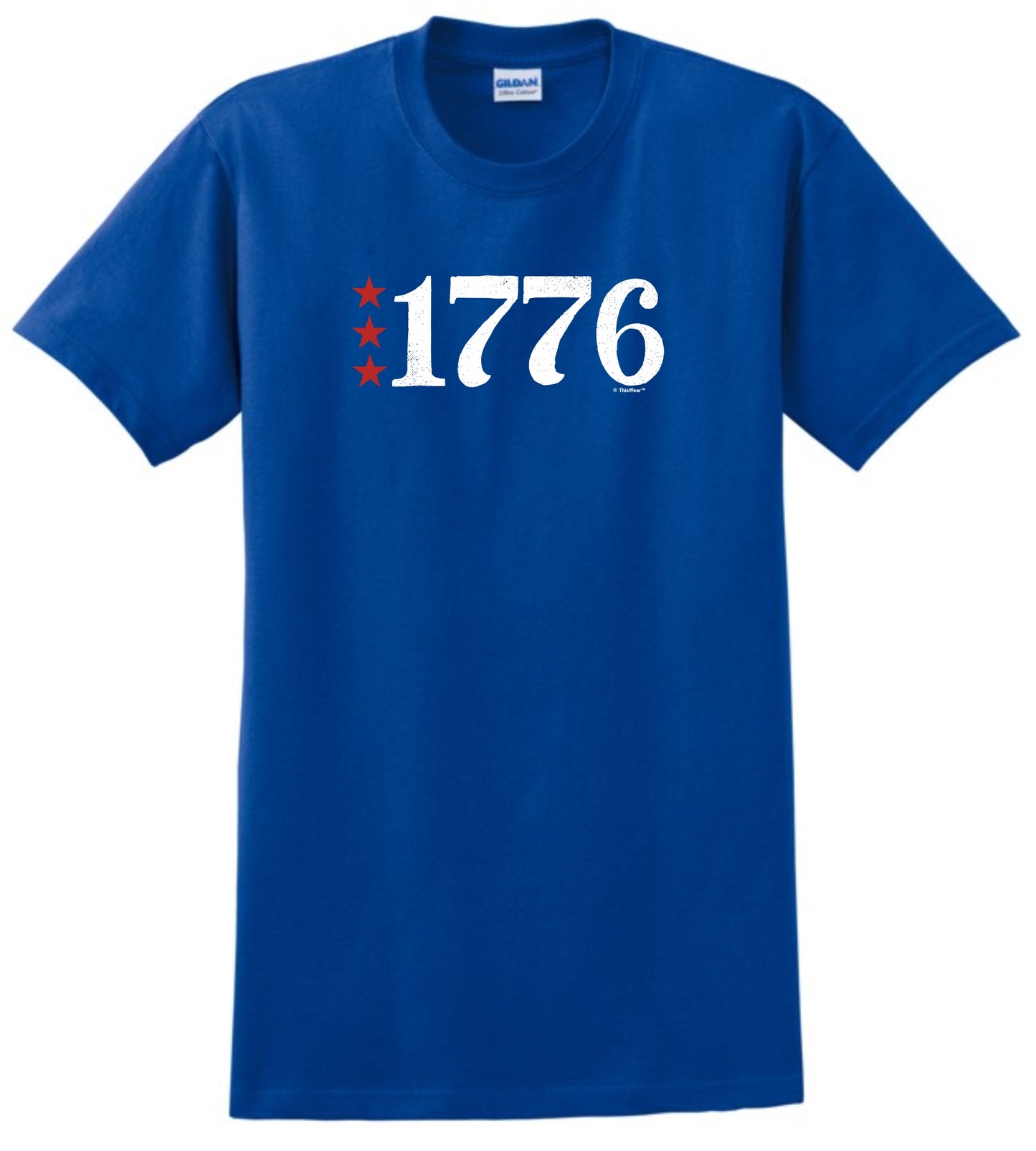front of shirt Royal