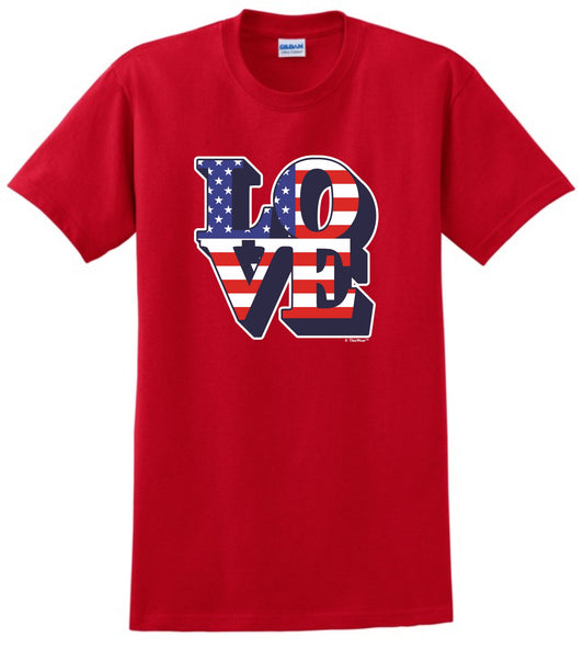 front of shirt red