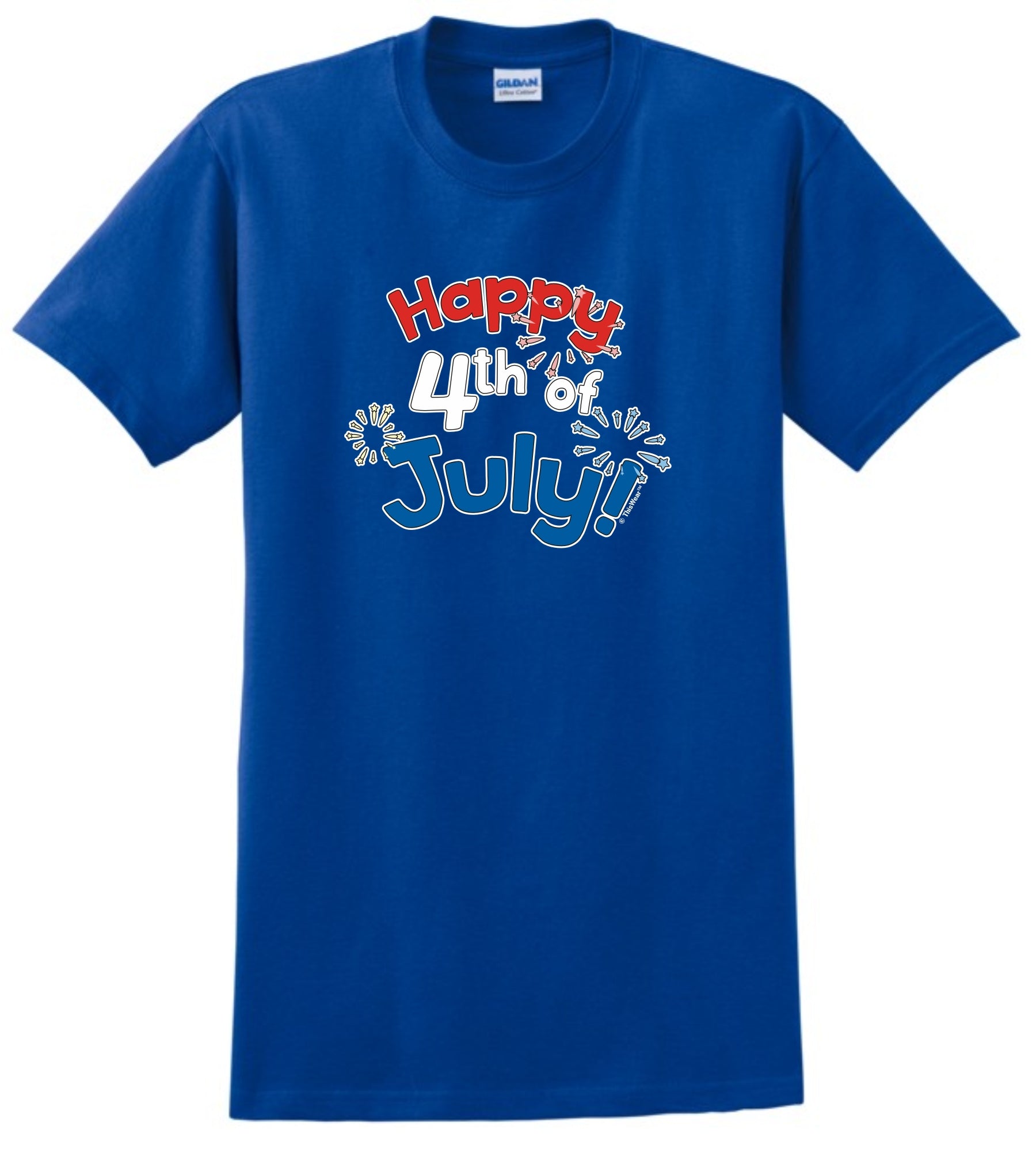front of shirt Royal