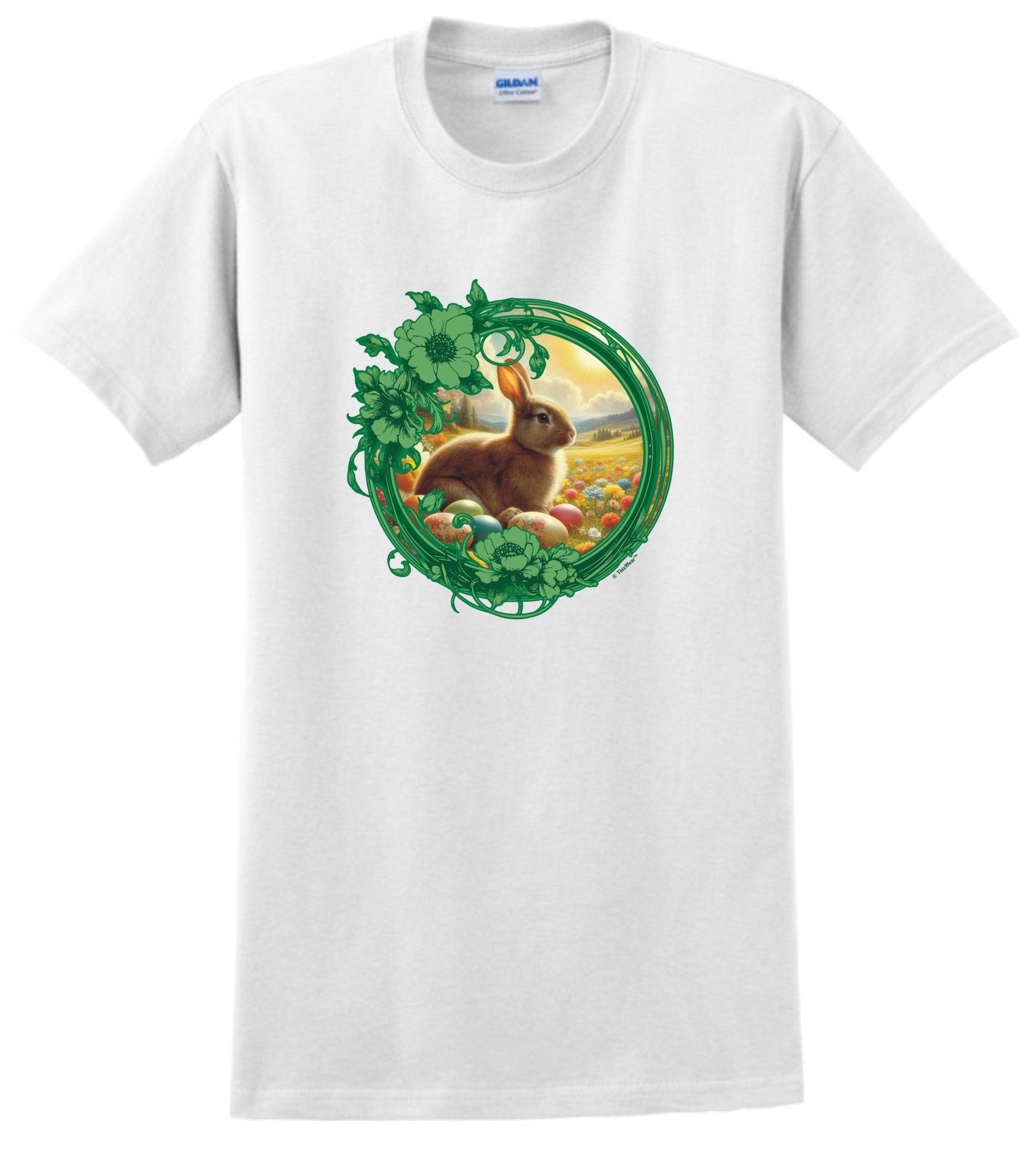 front of shirt White