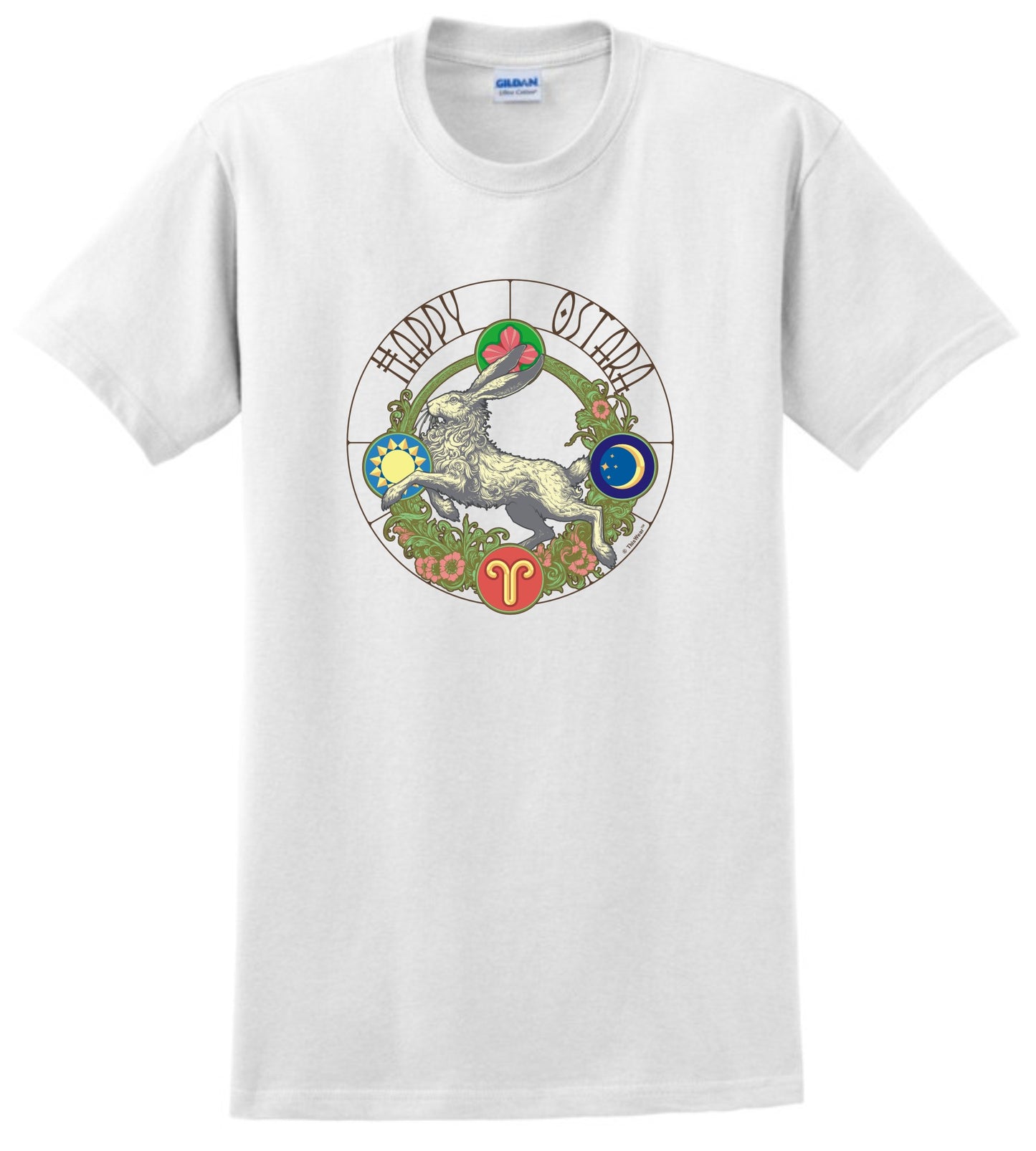 front of shirt White