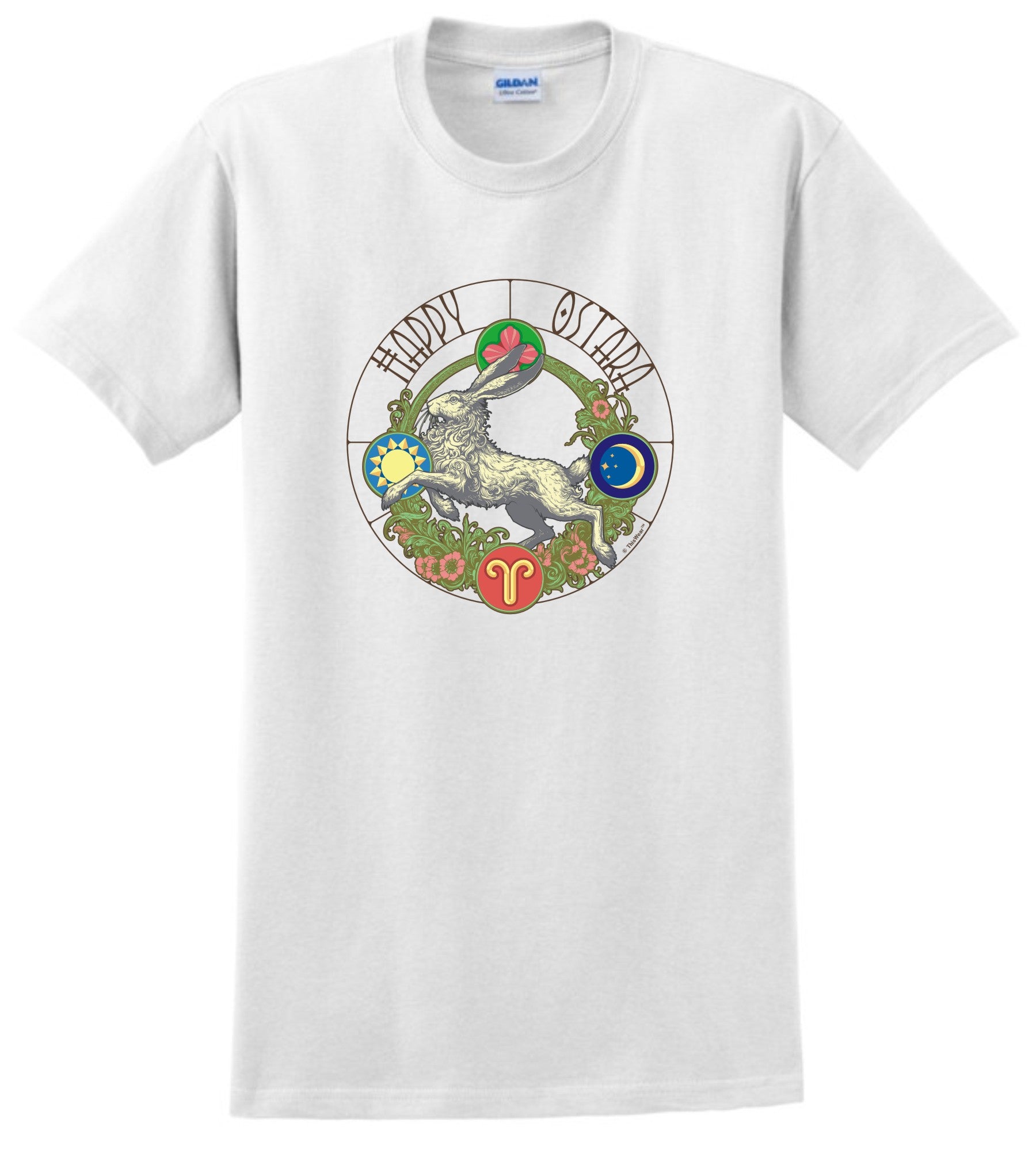 front of shirt White