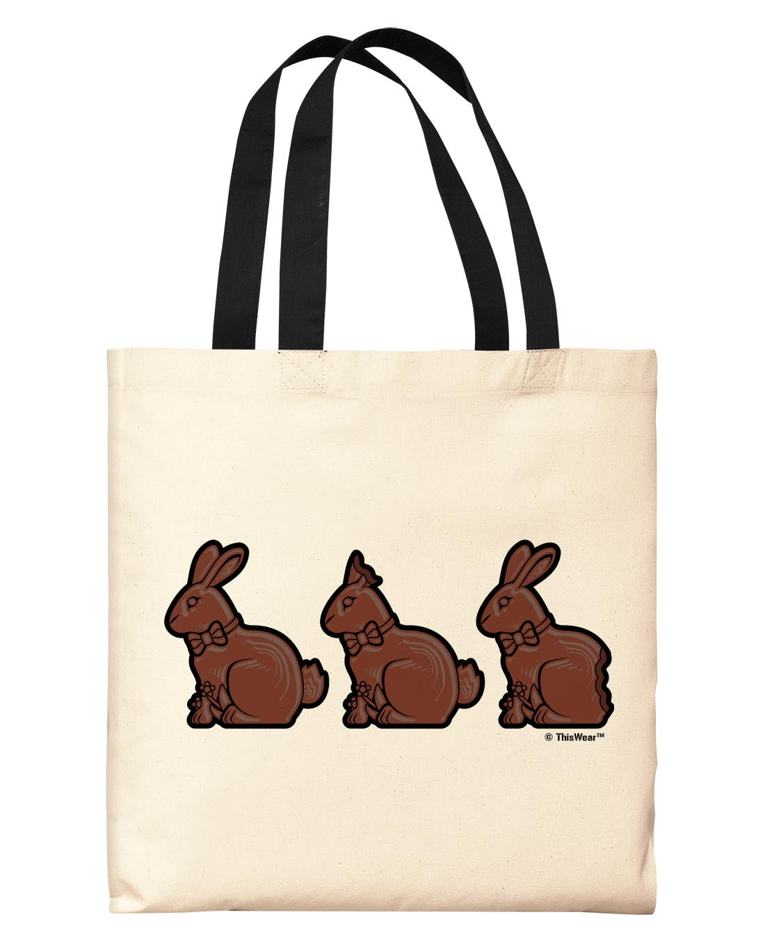 front view of tote bag