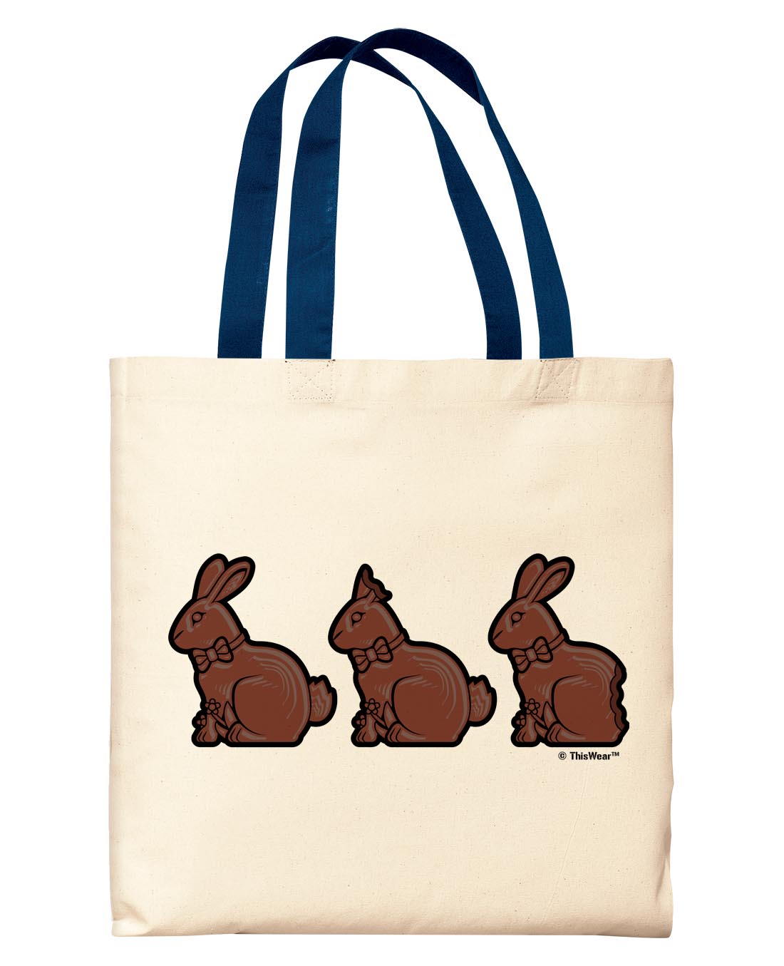 front view of tote bag