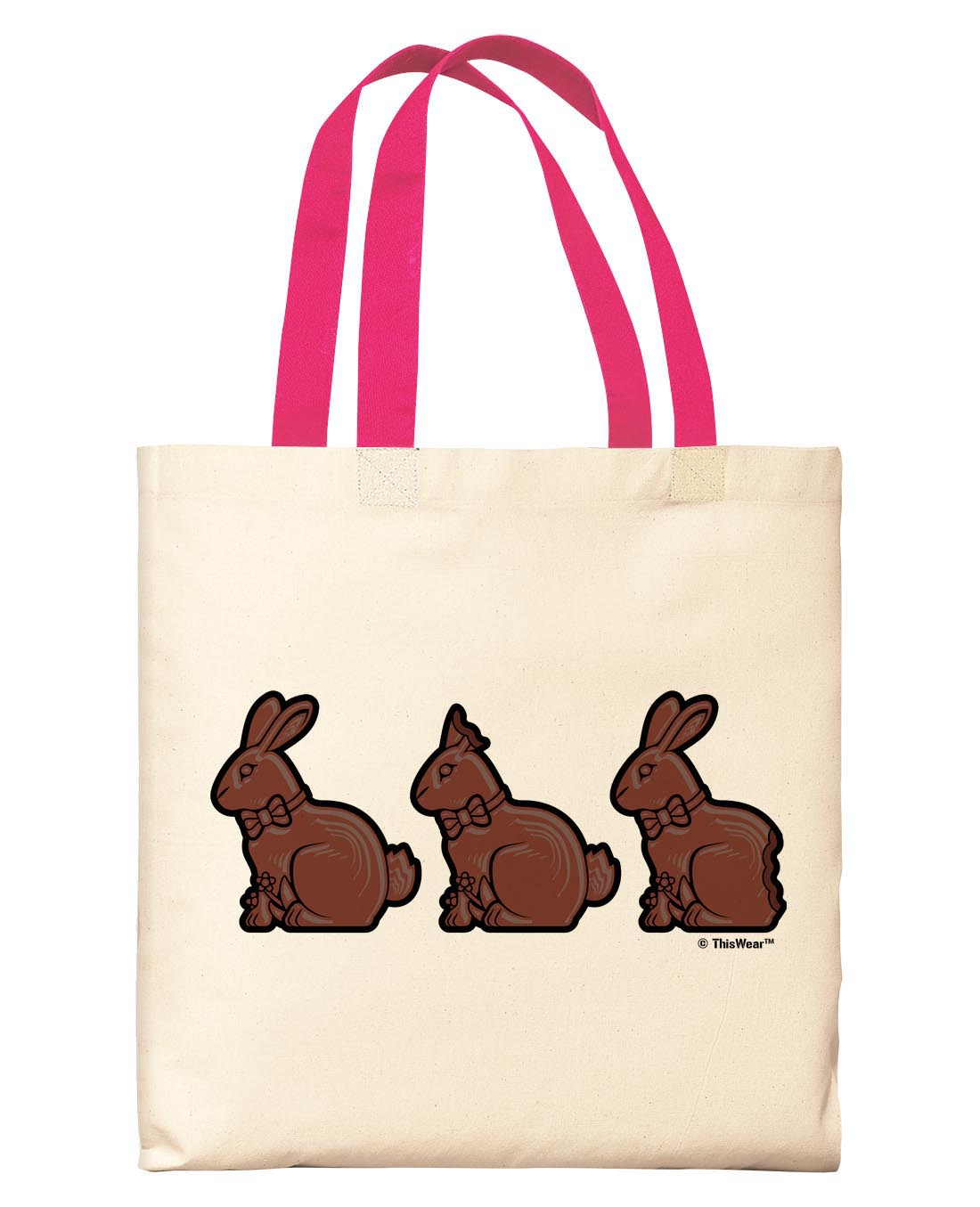 front view of tote bag