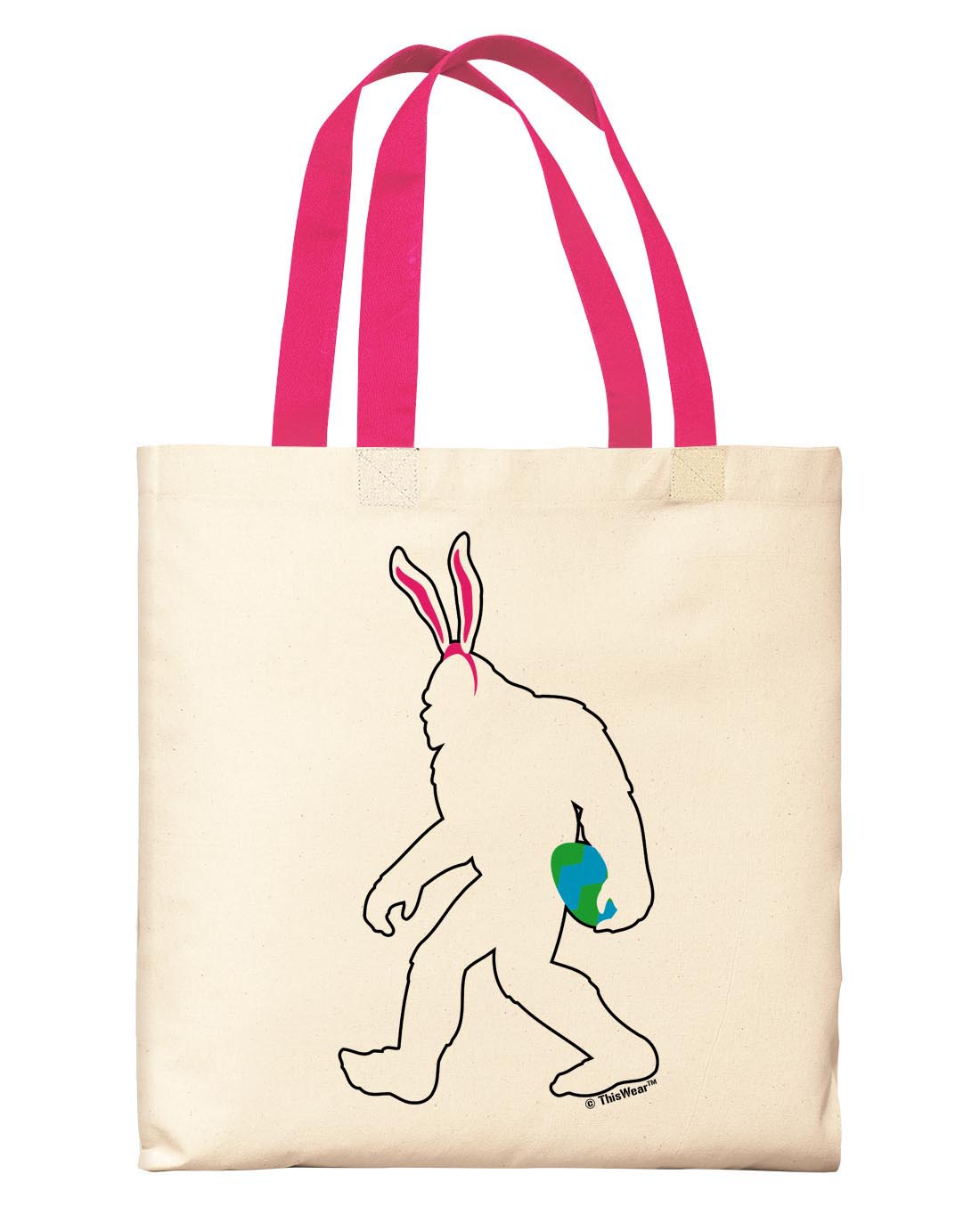 front view of tote bag