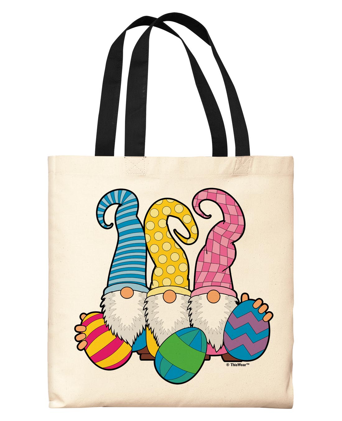front view of tote bag