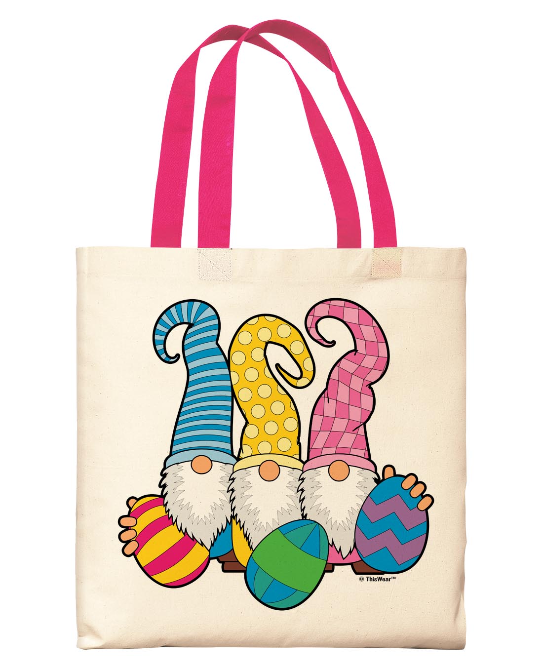 front view of tote bag